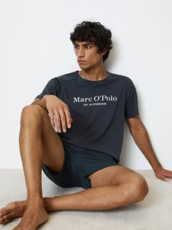 Marc O'Polo Herren T-Shirt - Mix & Match Cotton in blau