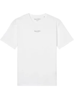 Marc O'Polo Herren T-Shirts im 2er-Pack in weiß