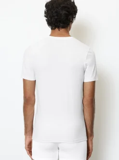 Marc O'Polo Herren V-Shirt - Essentials in weiß