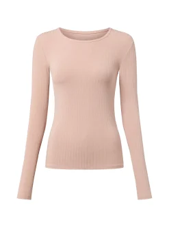 Marie Lund Collection Damen Langarmshirt in altrosa