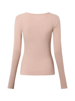 Marie Lund Collection Damen Langarmshirt in altrosa