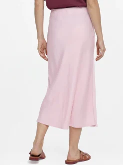 Marie Lund Collection Damen Midirock in rosa