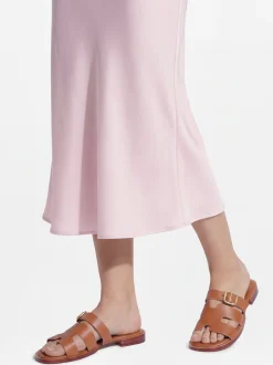 Marie Lund Collection Damen Midirock in rosa
