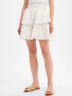 Marie Lund Collection Damen Minirock in hellgrau