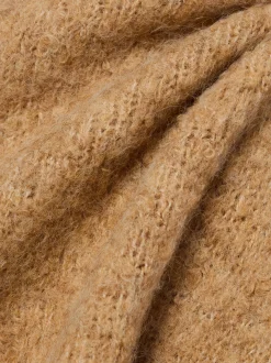 Marie Lund Collection Damen Strickweste mit Wolle in camel