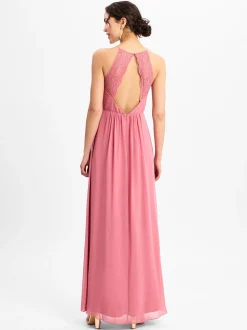 Marie Lund Damen Abendkleid in altrosa - Ärmel: ohne Arm