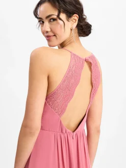 Marie Lund Damen Abendkleid in altrosa - Ärmel: ohne Arm