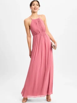 Marie Lund Damen Abendkleid in altrosa - Ärmel: ohne Arm