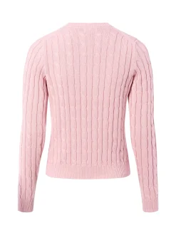 Marie Lund Damen Baumwollpullover in rosa