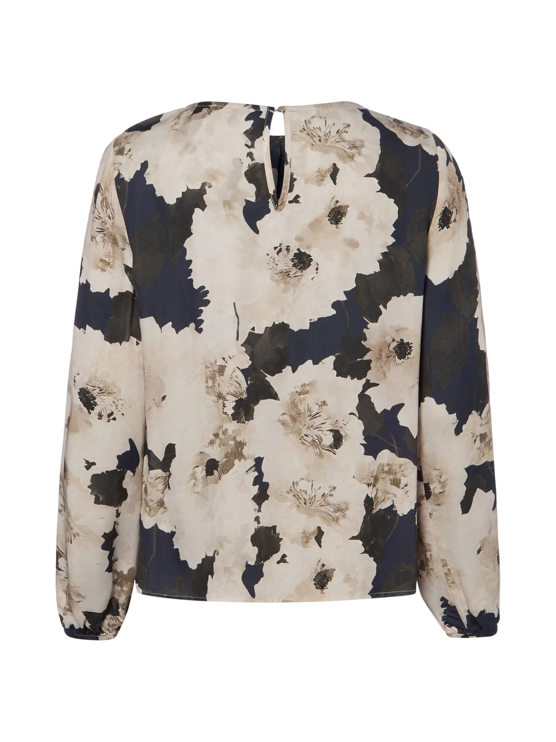 Marie Lund Damen Bluse in beige mehrfarbig