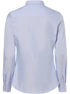 Marie Lund Damen Bluse in blau - Ärmel: langarm