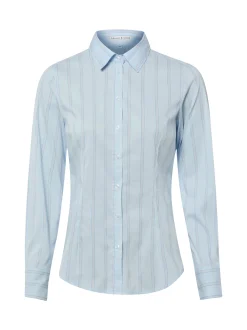 Marie Lund Damen Bluse in hellblau - Ausschnitt: Kent