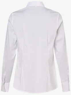 Marie Lund Damen Bluse in weiß - Ausschnitt: Kent