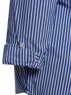 Marie Lund Damen Blusenshirt in hellblau weiß