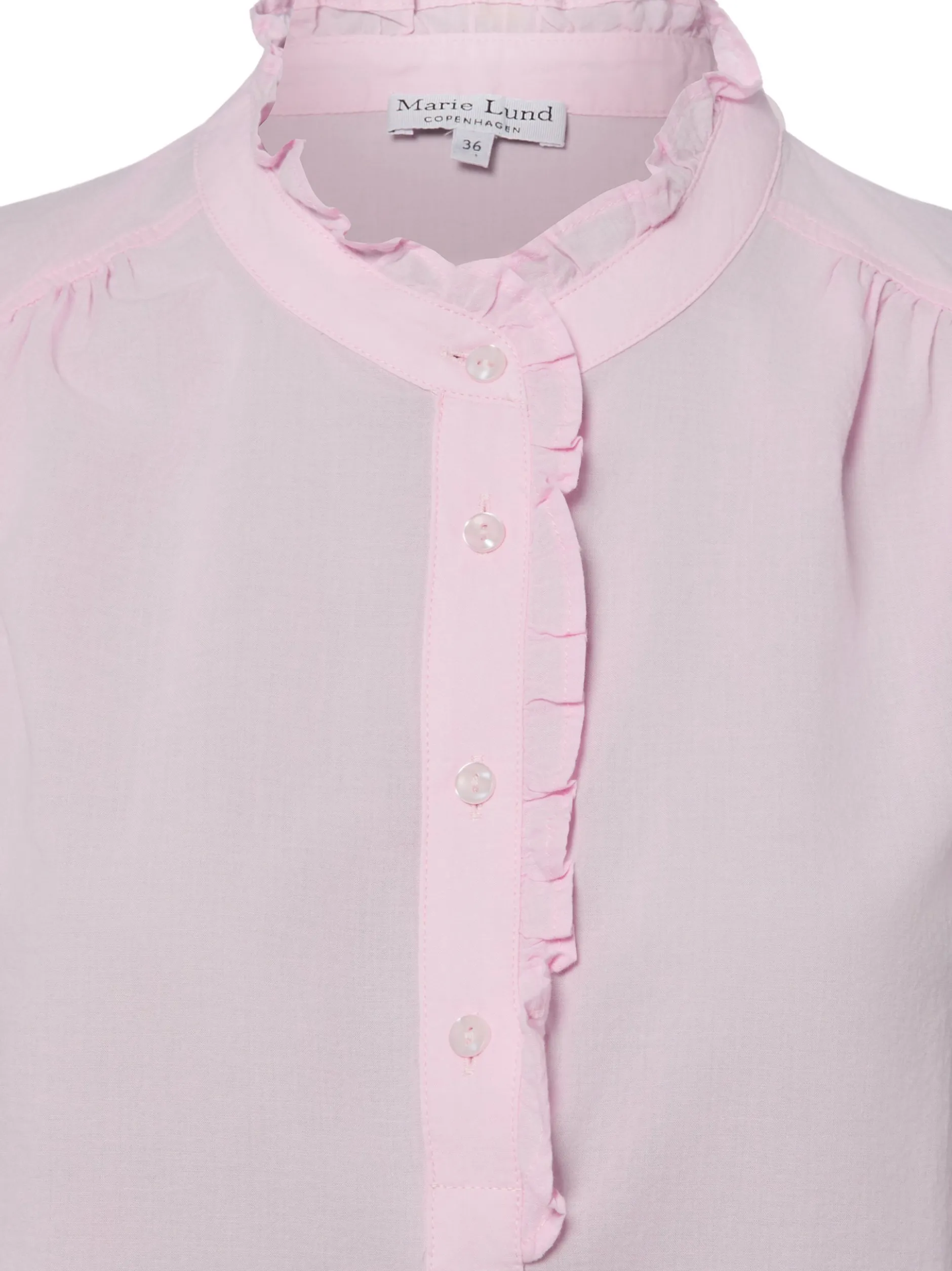 Marie Lund Damen Blusenshirt in rosa - Ärmel: extra kurz