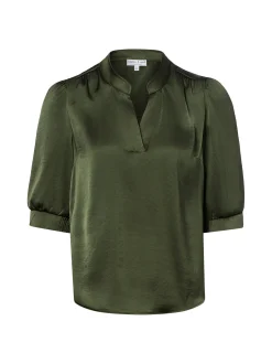 Marie Lund Damen Blusenshirt in tanne - Ärmel: Halbarm