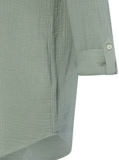 Marie Lund Damen Blusenshirt in lind - Ärmel: 3/4 Arm