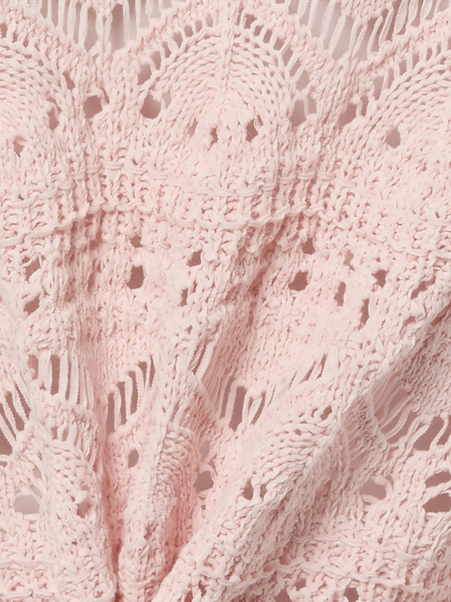 Marie Lund Damen Grobstrickpullover in rosa
