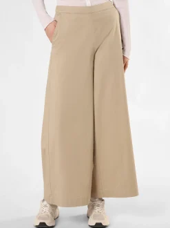 Marie Lund Damen Hose in beige - Länge: lang
