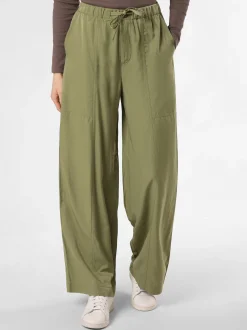 Marie Lund Damen Hose in khaki - Länge: lang