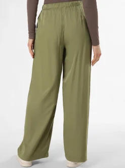 Marie Lund Damen Hose in khaki - Länge: lang