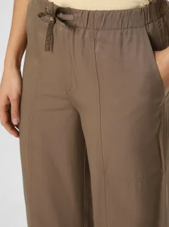 Marie Lund Damen Hose in taupe - Länge: lang