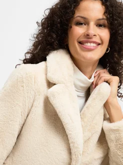 Marie Lund Damen Jacke in beige