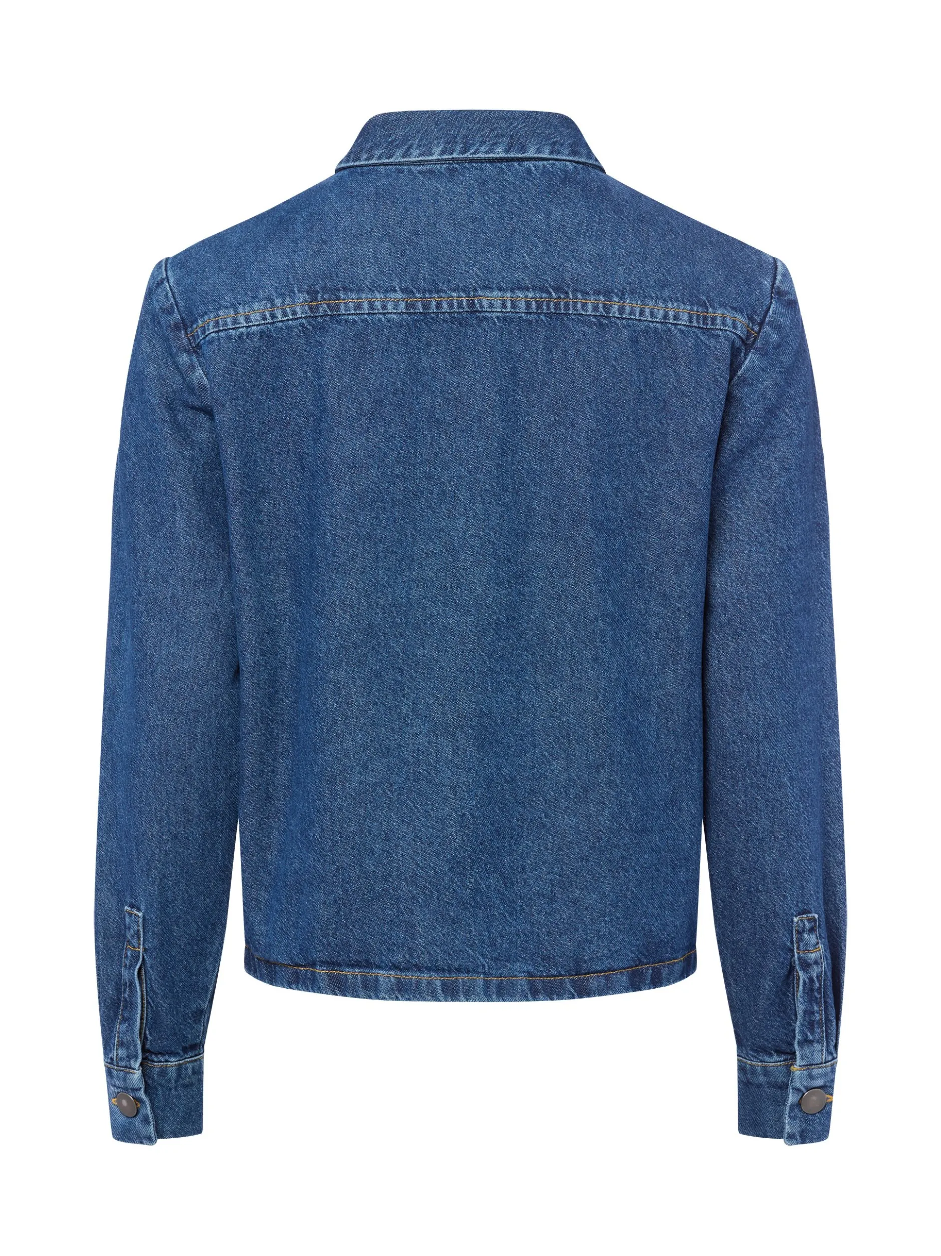 Marie Lund Damen Jeansbluse - Birgit in blue stone