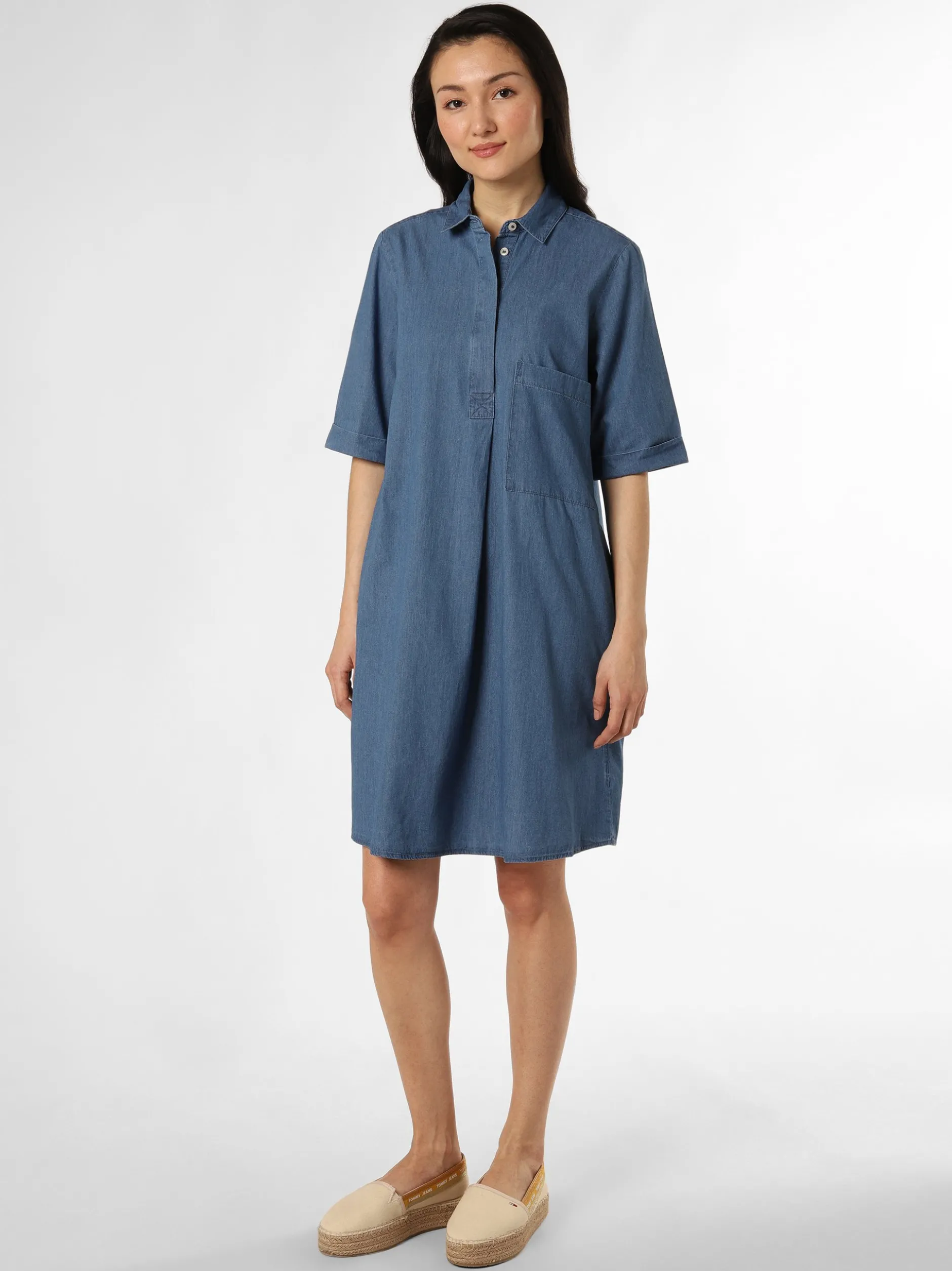 Marie Lund Damen Kleid - Lisa in blue stone