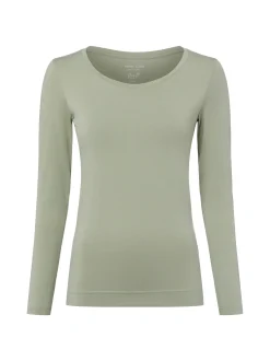 Marie Lund Damen Langarmshirt in schilf - Ärmel: langarm