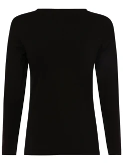 Marie Lund Damen Langarmshirt in schwarz