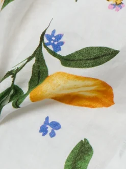 Marie Lund Damen Leinenbluse - Rihab in ecru gelb