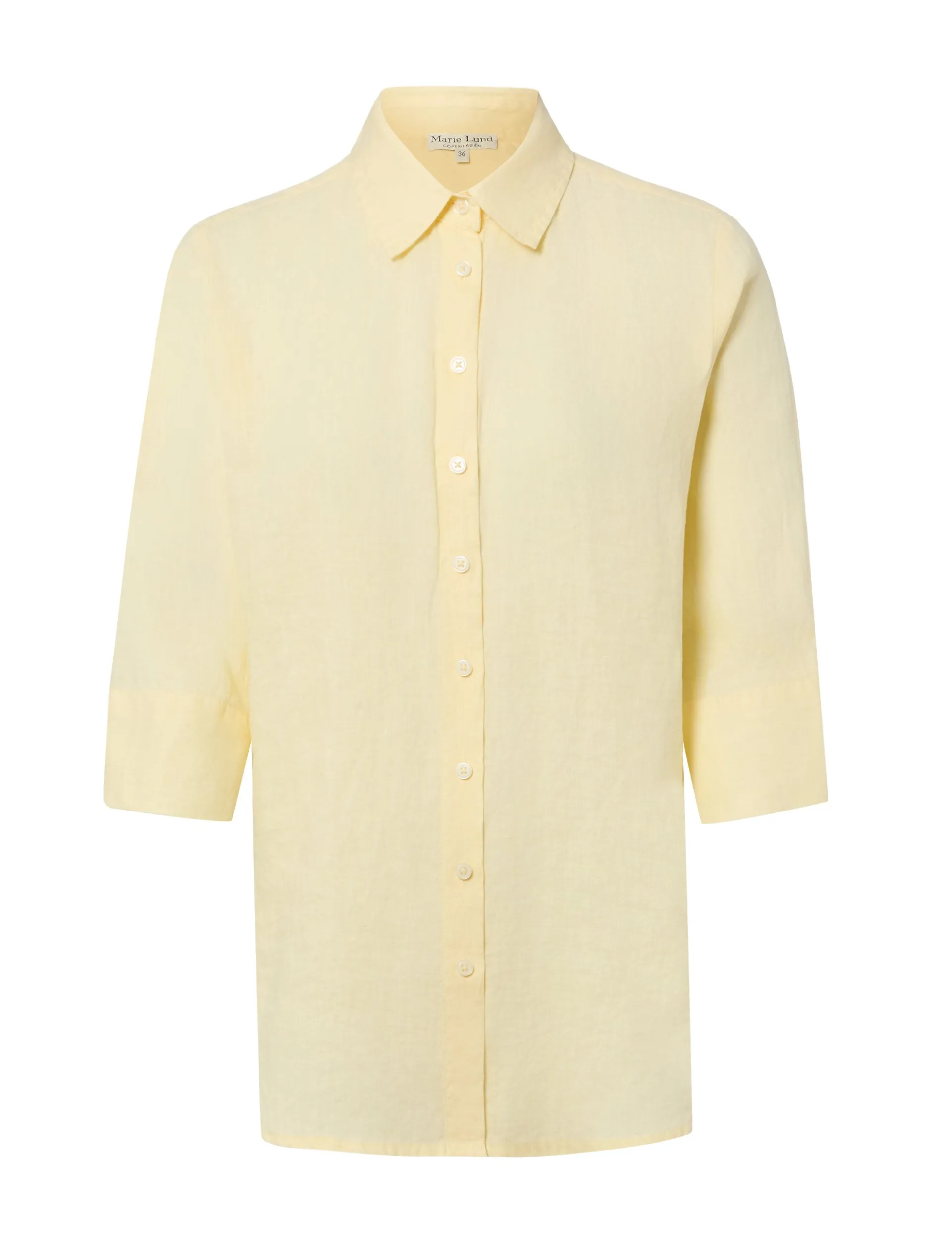 Marie Lund Damen Leinenbluse - Rihab in vanille