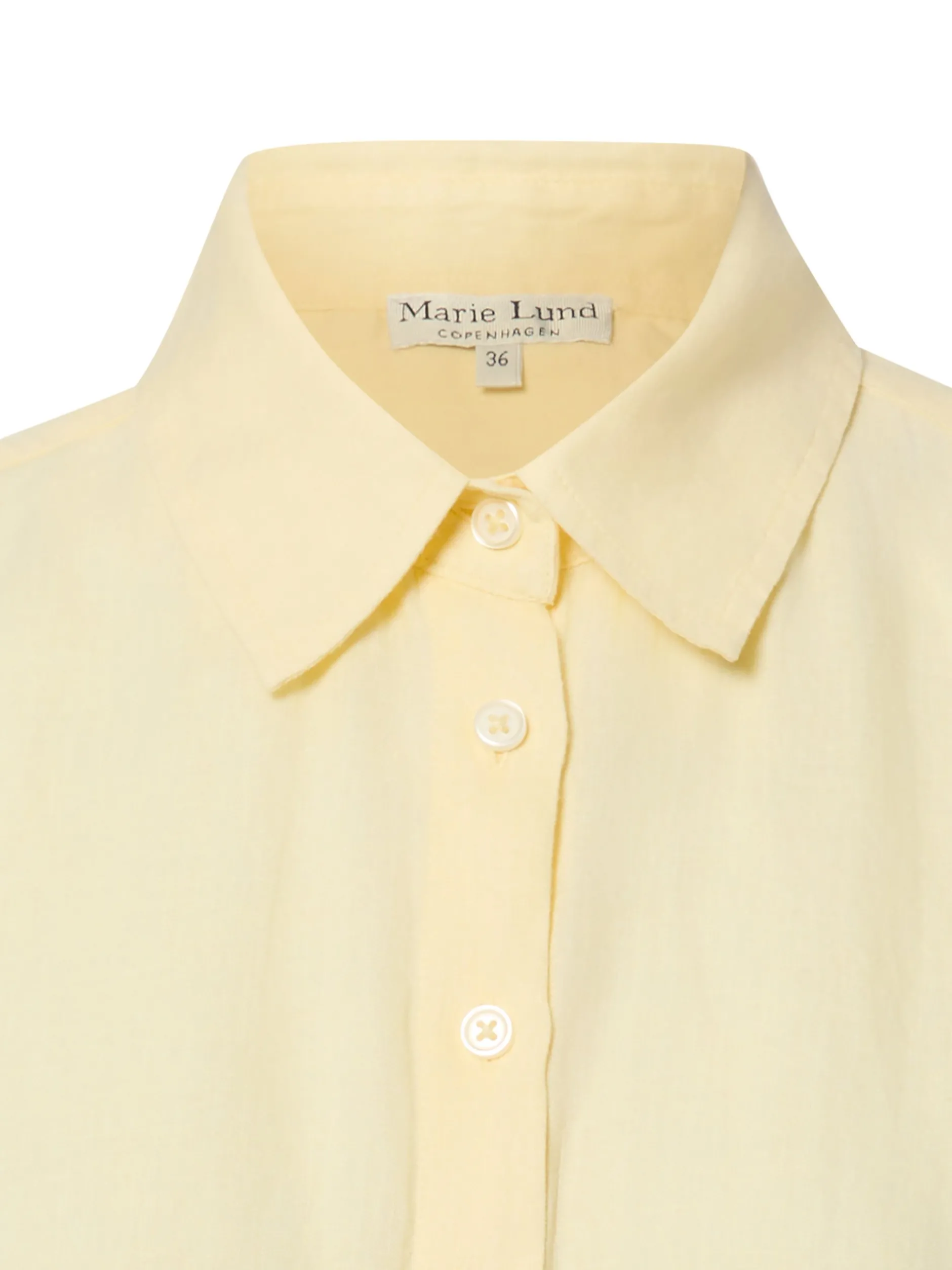 Marie Lund Damen Leinenbluse - Rihab in vanille