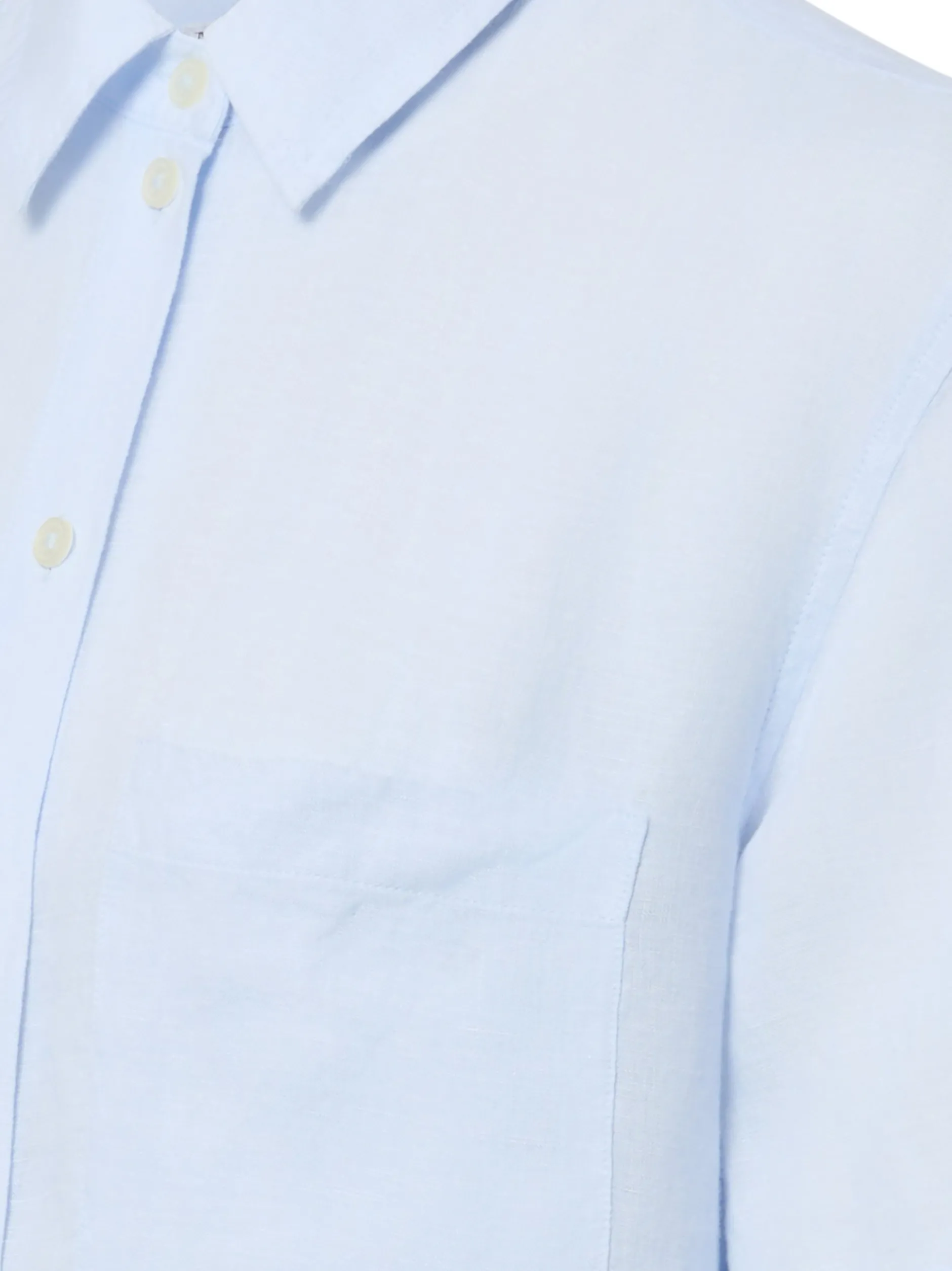 Marie Lund Damen Leinenbluse - Ida in hellblau