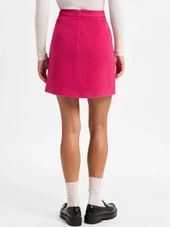 Marie Lund Damen Minirock in fuchsia - Länge: kurz