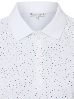 Marie Lund Damen Poloshirt in weiß rot