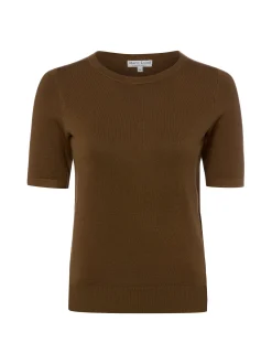 Marie Lund Damen Pullover in braun - Ärmel: kurzarm
