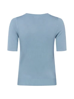 Marie Lund Damen Pullover in hellblau - Ärmel: kurzarm