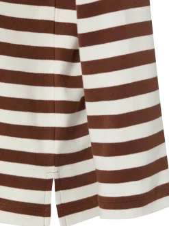 Marie Lund Damen Shirt in mocca ecru - Ärmel: 3/4 Arm