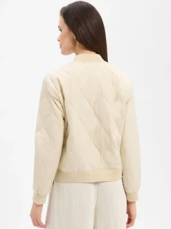 Marie Lund Damen Steppjacke in ecru