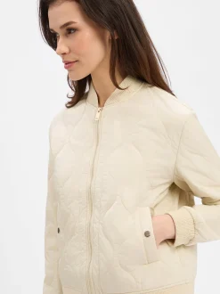 Marie Lund Damen Steppjacke in ecru