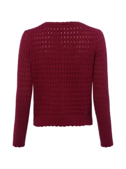Marie Lund Damen Strickjacke in bordeaux
