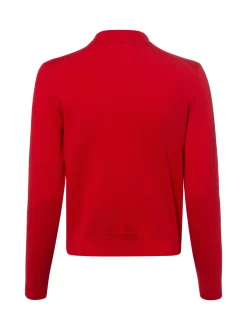 Marie Lund Damen Strickjacke in rot - Ärmel: langarm