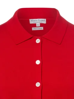 Marie Lund Damen Strickjacke in rot - Ärmel: langarm