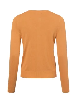 Marie Lund Damen Strickjacke in orange - Ärmel: langarm