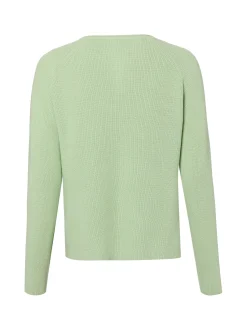 Marie Lund Damen Strickjacke in lind - Ärmel: langarm