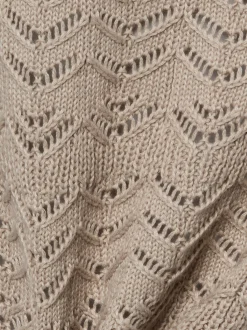 Marie Lund Damen Strickjacke in taupe
