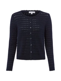 Marie Lund Damen Strickjacke in marine