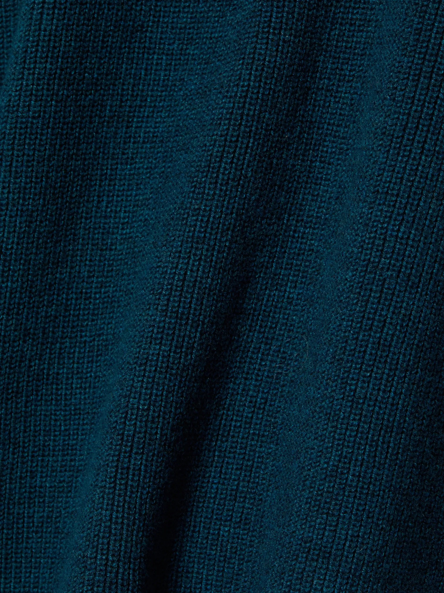 Marie Lund Damen Strickpullover in petrol